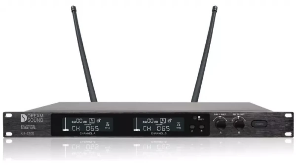 Dreamsound KH-6300 микрофонная радиосистема ручная двухканальная