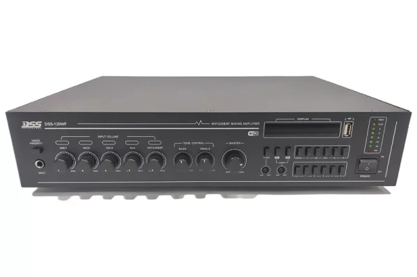 DSS-120WF усилитель 120 Вт/100В, WIFI, MP3, FM, Bluetooth, SD