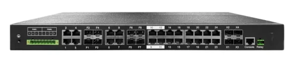 IS1024GPS-8F-4TF коммутатор L2 24х1G, 8x1G SFP, 4x10G SFP+, POE