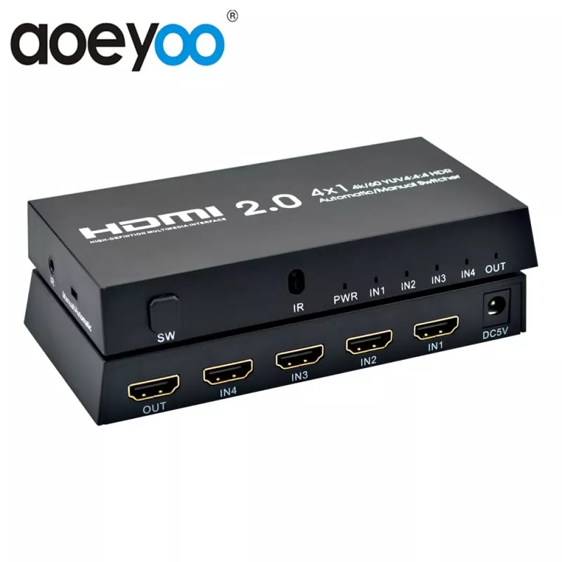 AYS-41V20 коммутатор сигналов HDMI 4 x1