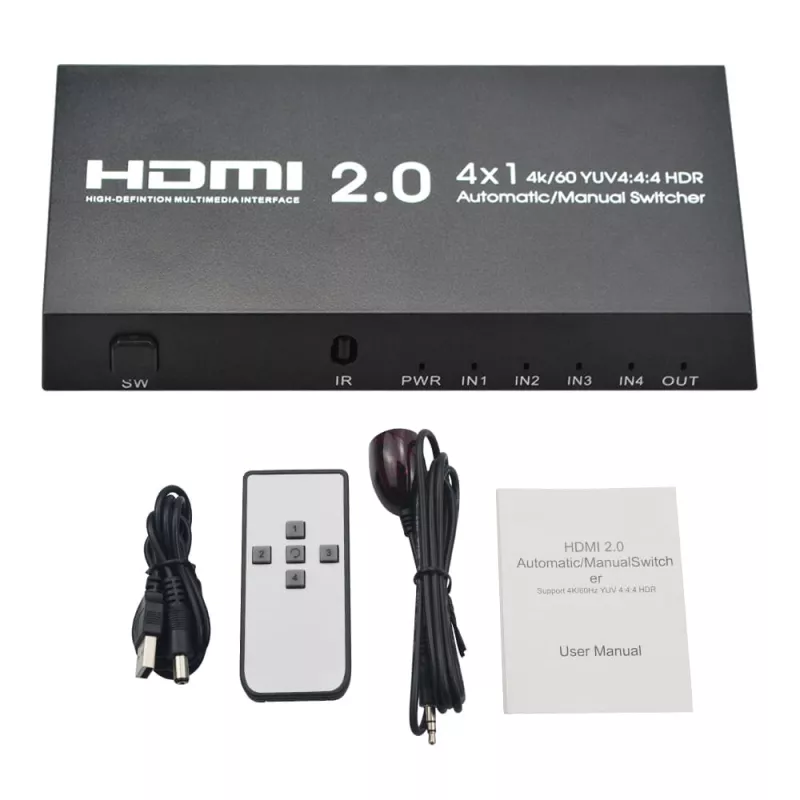 AYS-41V20 коммутатор сигналов HDMI 4 x1