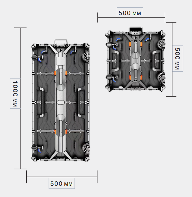 DSS-R-PH2,6-tb кабинет LED-экрана, шаг 2,6 мм, алюминий