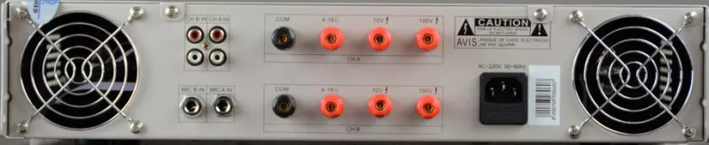 DSS VC-2x60 трансляционный усилитель 2х60 Вт/100В