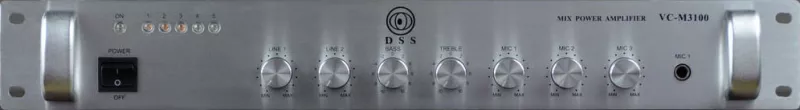 DSS VC-M3100 усилитель-микшер 100 Вт/100В, 5 входов