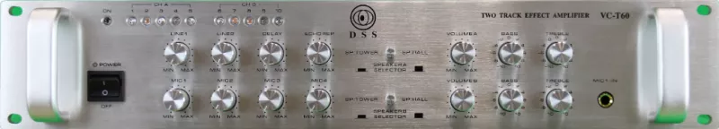 DSS VC-T60 усилитель-микшер 2x60 Вт/100В